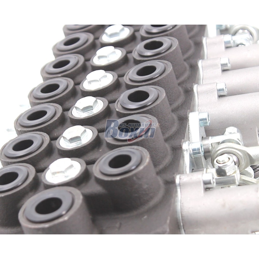 HSW50 Manuel et manette 8 tiroirs Vanne directionnelle monobloc detail image